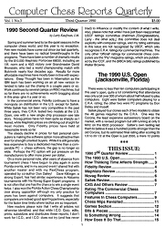 Computer Chess Reports Front Page 1990 3rd Quarter 40 x 40