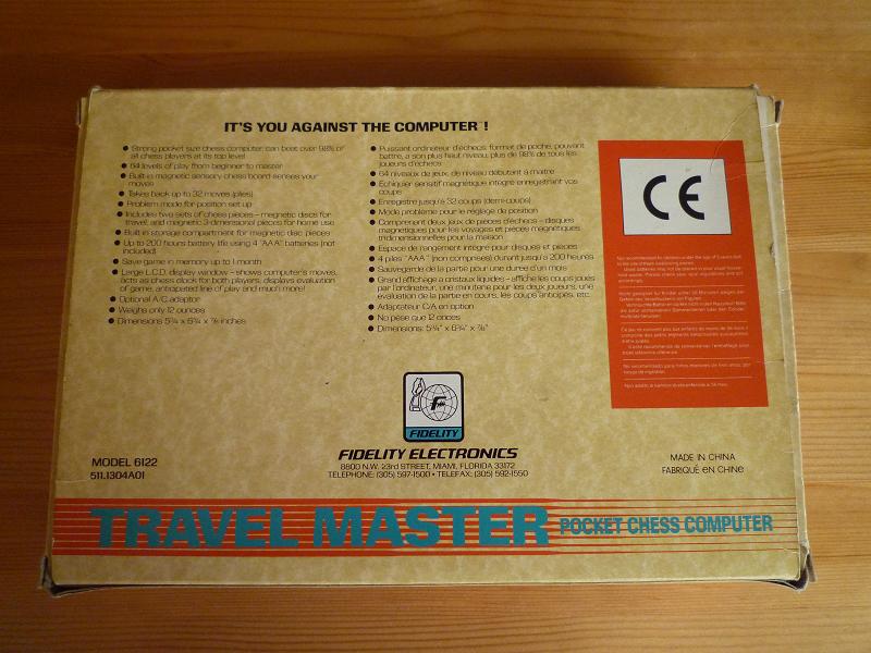Fidelity Travel Master  5  20 x 20