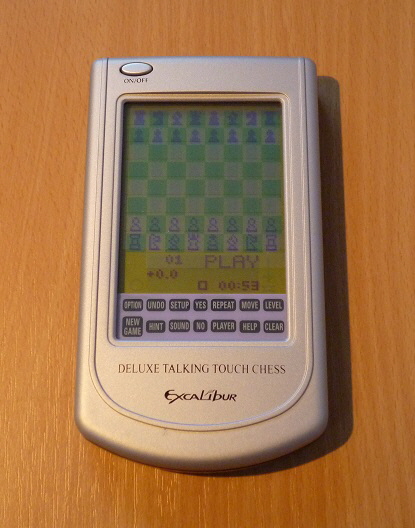 Excalibur Deluxe Talking Touch Chess 3 20 x 20